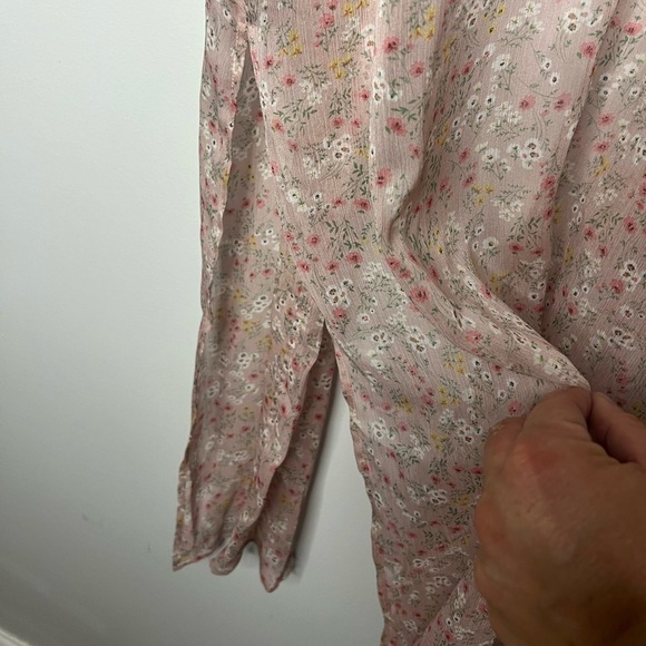 Fanco Floral Sheer Duster Cardigan - Picture 5 of 7
